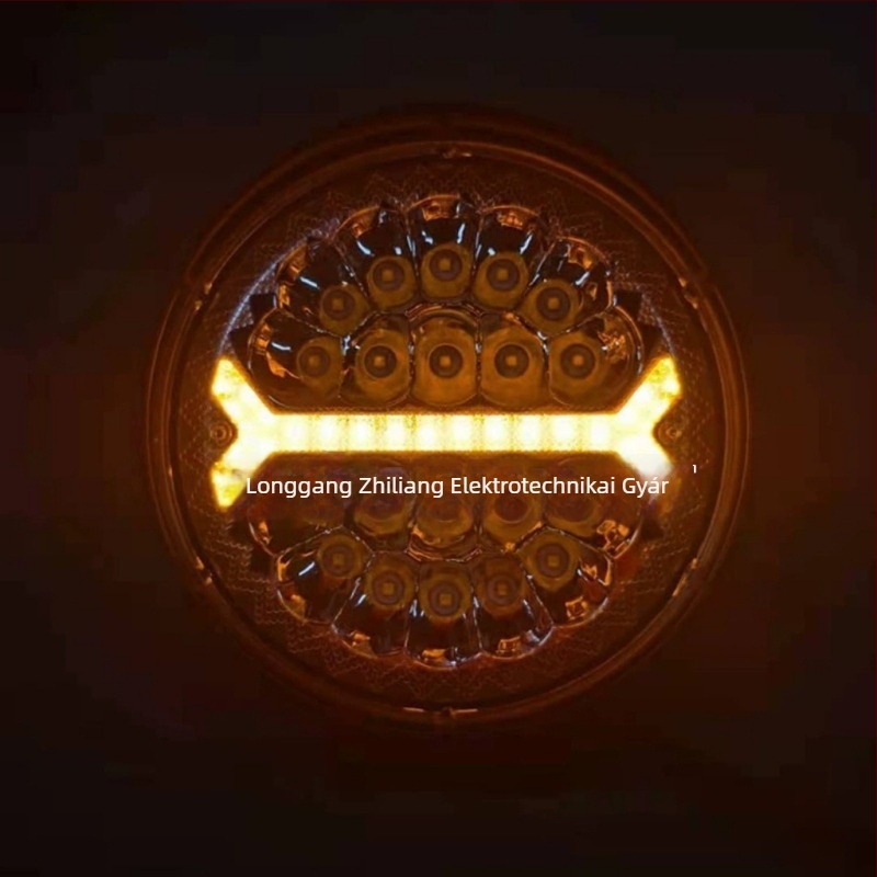 60W kétlencsés LED nappali menetfény - 12-60V, 4800 lm, 6000K