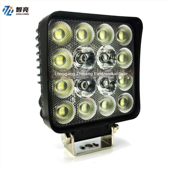 LED világítás exkavátorhoz kettős fókuszú lencsével, 48W, 8160 lm, 6000K, 10-60V, AM001