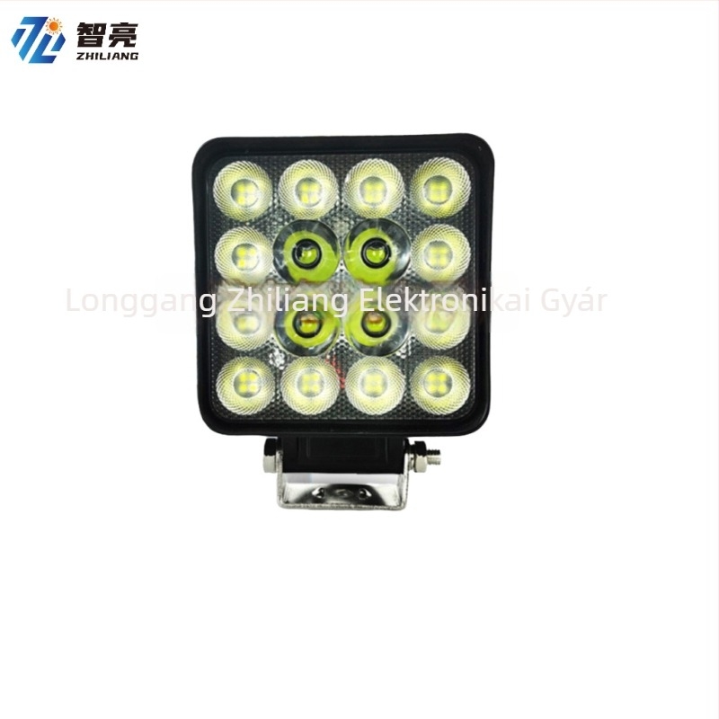 LED világítás exkavátorhoz kettős fókuszú lencsével, 48W, 8160 lm, 6000K, 10-60V, AM001