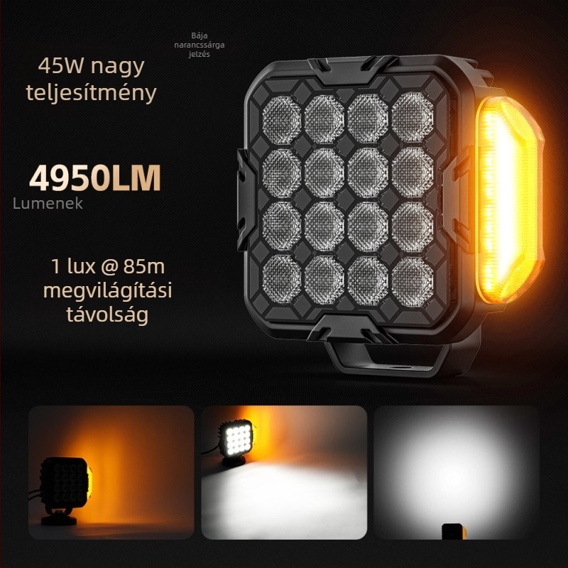 LED munkafény 45W, 9-32V DC, 4950 lm, 6000K, JG-65