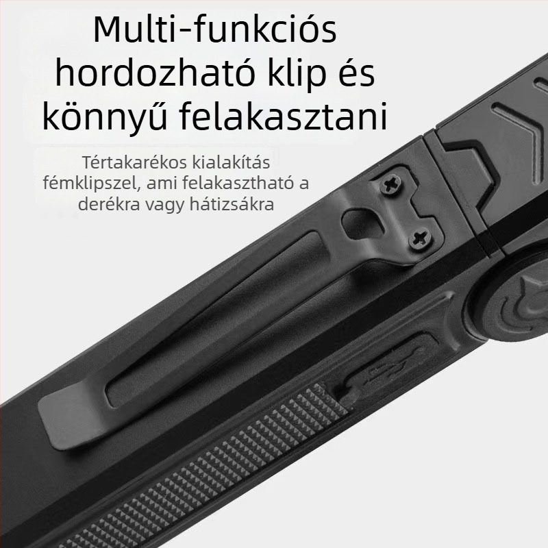 Autójavítási munkalámpa forgó fejjel, COB LED, újratölthető, 5V, 230 lm