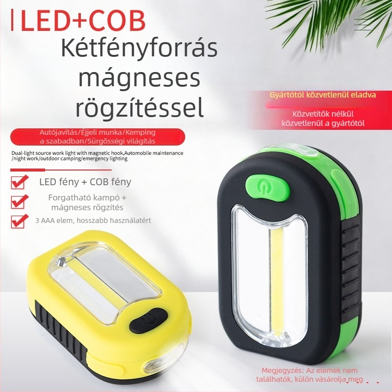 LED mágneses zseblámpa javításhoz és kempingezéshez – Li25120401 modell, Other márka, tanúsítvány nélkül