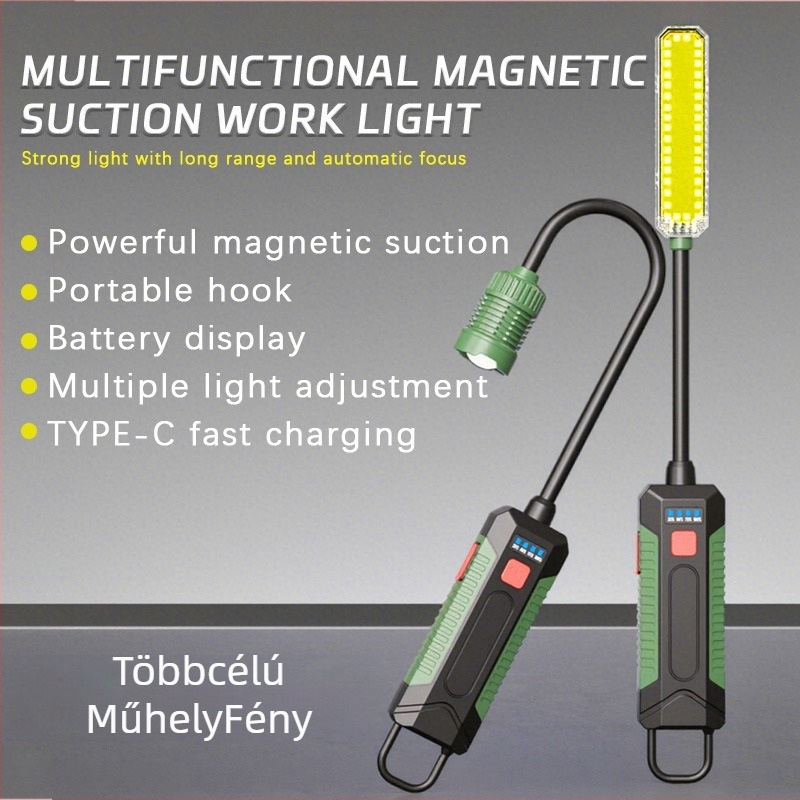 Autóhoz való LED munkalámpa, 360° fénysugár, IP65, 10W, 4800 lm, állítható színhőmérséklet