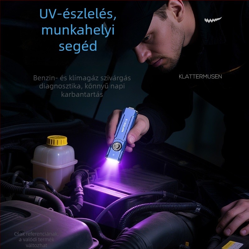 Taktikai tollfény – Multifunkcionális (alumíniumötvözet; LED; 2000 mAh; Újratölthető; hatótáv 50–100 m)