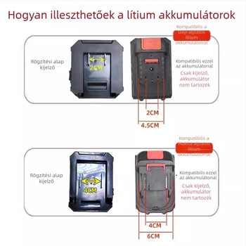 Lithium akkumulátoros LED munka lámpa Dayi Makita 21V-hez, kültéri, kiváló fényerő