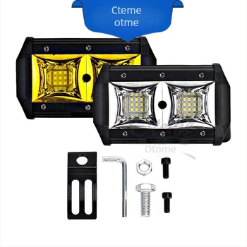 LED autómunka lámpa, 18 LED, 54W, 7200LM, 12-24V, alumínium ház