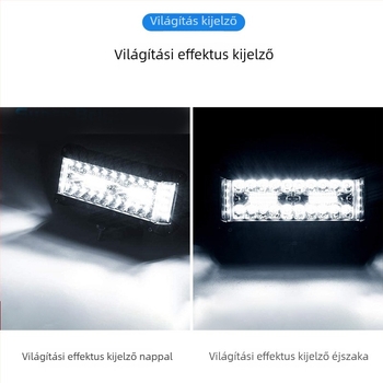 25W autó LED munkalámpa, 7 hüvelykes téglalap alakú LED spotlámpa off-road járművekhez, első lökhárító és tető világítás