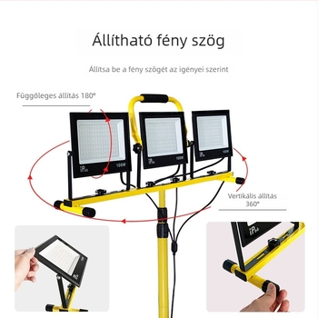 LED munkalámpa IP66, 30000 lm, 120° fénysugár, 85-265V AC, 50/100W