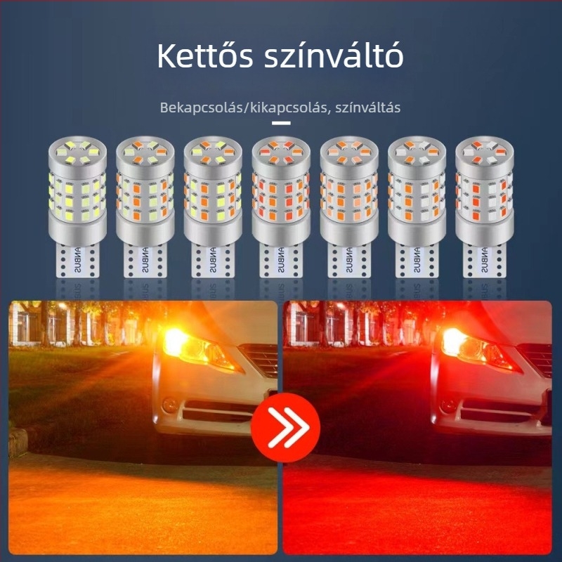 Autó LED szélesség/pozíció világítás, modell 2016, 42SMD, univerzális illesztés, 12-24V, 5W, 400lm