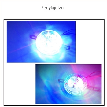 LED kis oldalsó jelzőfény villogóval, 12-30V, univerzális teherautó világítás