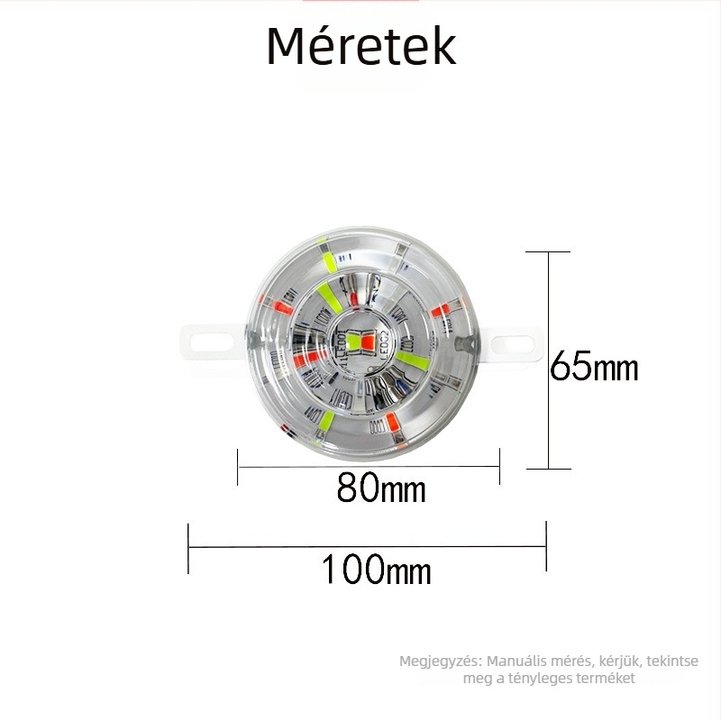 LED kis oldalsó jelzőfény villogóval, 12-30V, univerzális teherautó világítás