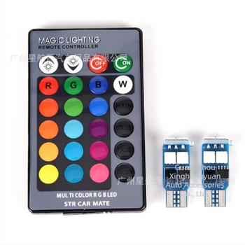 RGB LED rendszámtáblalámpa, 12V, 3W, 5050 SMD, 300 lm, 50 000 óra