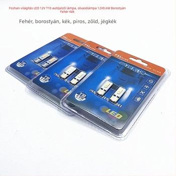 Foshan Lighting LED T10 autó szélességjelző lámpa és olvasólámpa 12V 0.6W