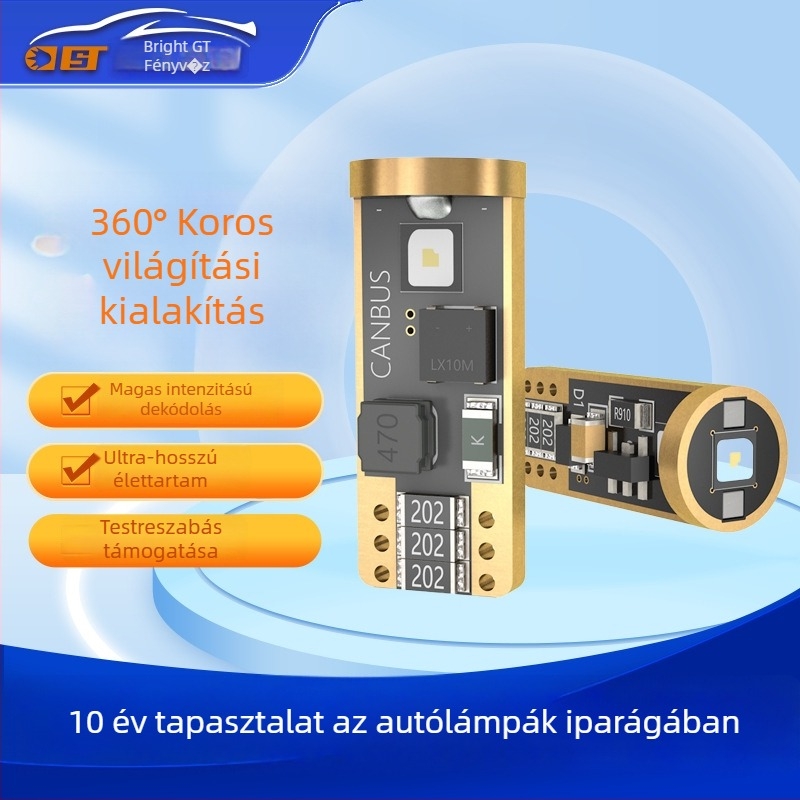 OSRAM T10 3SMD 3838 LED világítótest autó kontúrhoz és rendszámtábla világításhoz, 12-22V, 3W, IP68