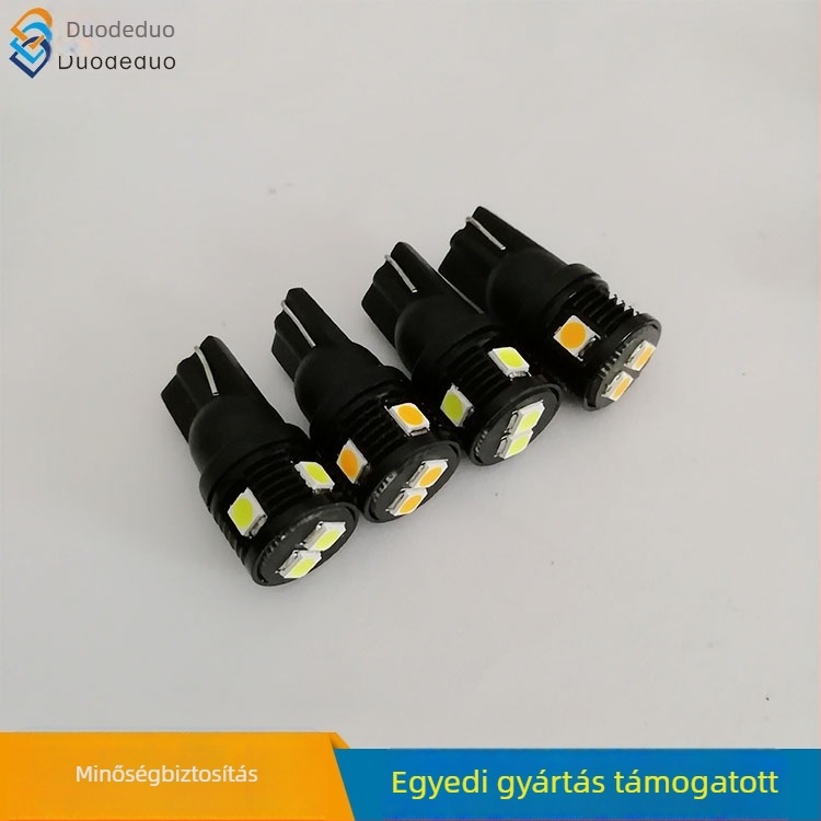 LED autó T10 3030 6SMD jelzőfény, széles feszültségtartomány, állandó áram