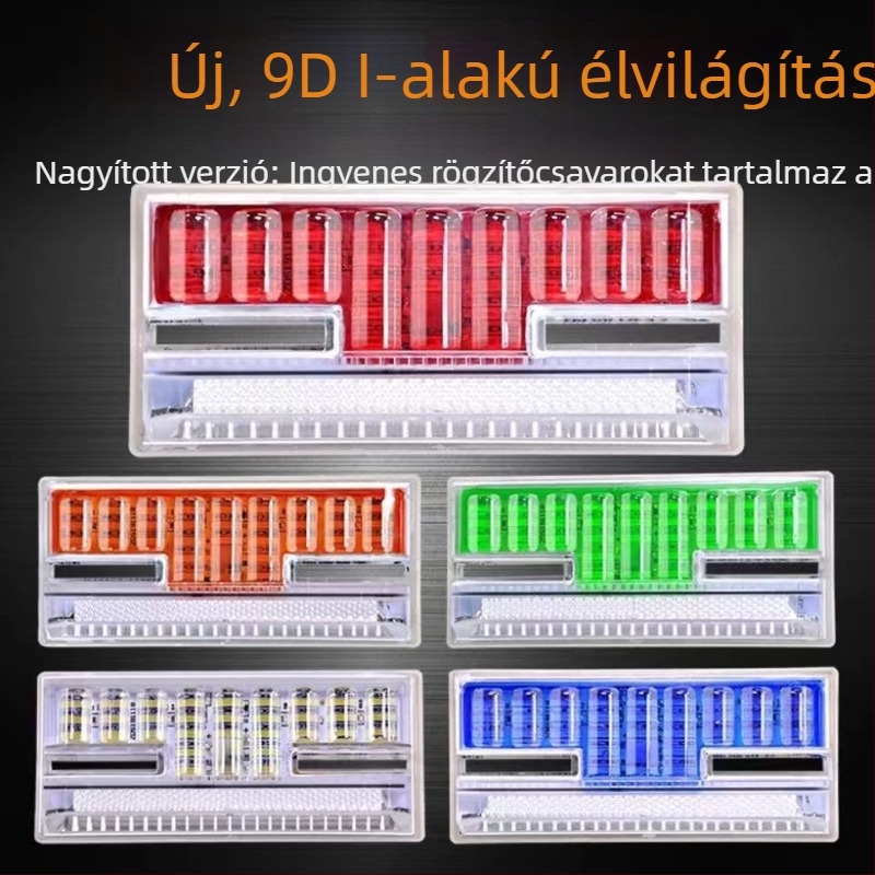 24V LED teherautó oldalsó fény, vízálló, rendkívül fényes, félpótkocsikhoz, kerékvilágítás, szélességjelző