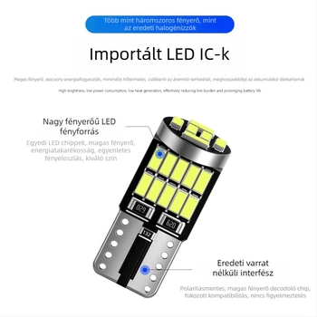 Autó LED szélességjelző fény, 12V, 2W, modell 007, adszorpciós montázs, univerzális kompatibilitás