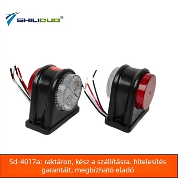 Universális teherautó LED világítás, 24V, 5W, Sd-4017a modell, kétoldalas LED fény