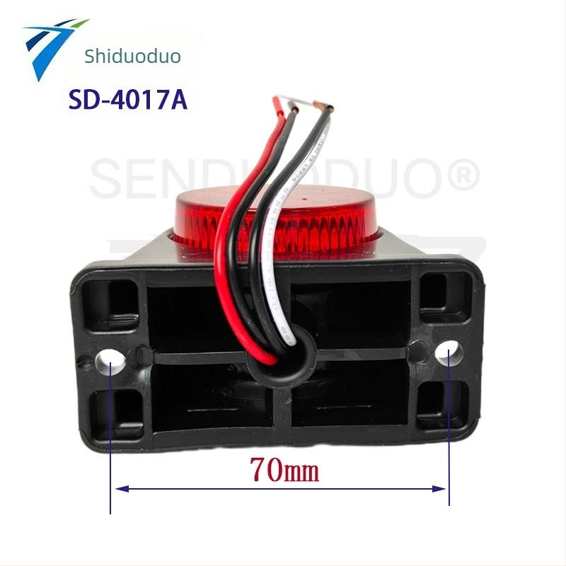 Universális teherautó LED világítás, 24V, 5W, Sd-4017a modell, kétoldalas LED fény