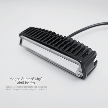 Forklifthez figyelmeztető lámpa, lineáris csík, LED, 16W, 9-80V, vízálló