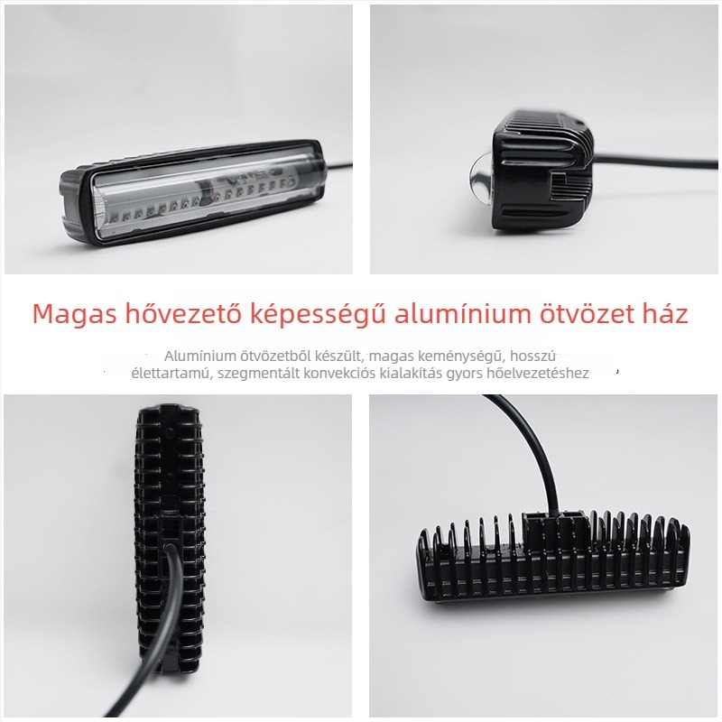 Forklifthez figyelmeztető lámpa, lineáris csík, LED, 16W, 9-80V, vízálló