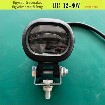 Rakodógép figyelmeztető fénye hátramenethez, 12-80 V, LED, 5 W, 5000 lm, élettartam 50 000 h