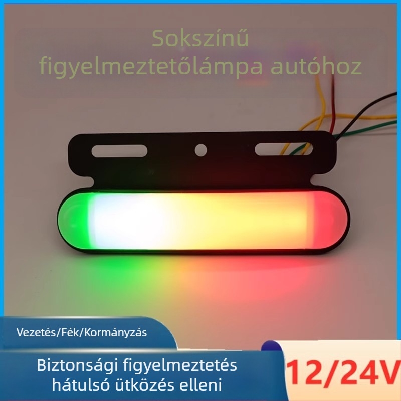 Kamion LED hátsó lámpa, vízálló, 12–24 V univerzális, teherautóhoz