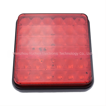 12V-24V LED hátsó lámpa teherautóhoz, vízálló, figyelmeztető és jelzőfény, hosszú villogás
