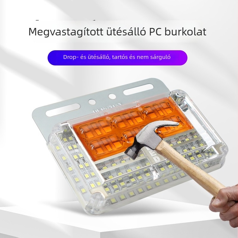 Kamion oldalsó LED világítás, 24V, 9 soros, 15W, 15×9 cm, LED fényforrás, irányjelző