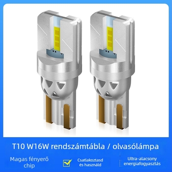 Autó LED szélességjelző lámpa - T10 1860 2SMD, 12V, 2.1W, 6000lm, CANBUS dekódolás