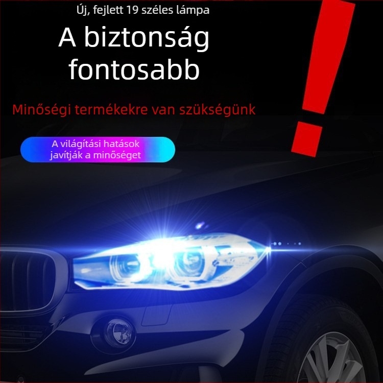 T10 LED autó széles jelzőfény – 12V, 5W, LED 3030, élettartam 300000 óra
