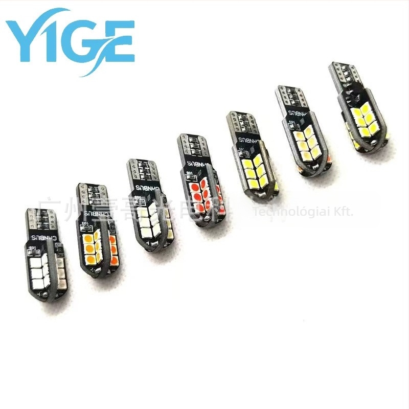 CAN-BUS dekóderes autó LED rendszámtábla fény, modell T10 24SMD 3030
