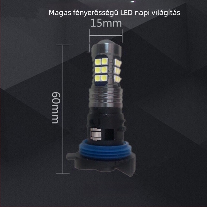 PH24W LED nappali fények Peugeot 3008 és Citroën C5 (2010–2012) – LED típus 3030, 12V, 0.5W, 6500K