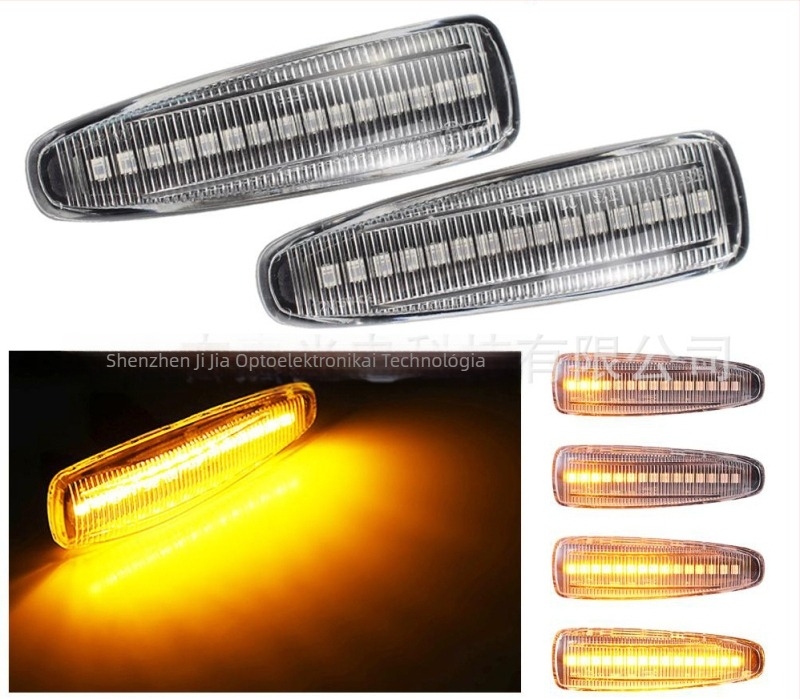 LED oldalsó fényjelző Mitsubishi Lancer Outlander Phantomhoz — JJ-039, 12V, 3W, LED fényforrás