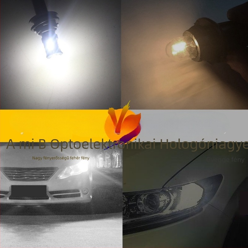 Autó LED szélességjelző fény, olvasó- és rendszámtábla világítás – modell T10 3020 11SMD, LED, 600LM, 6500K, 12–48V