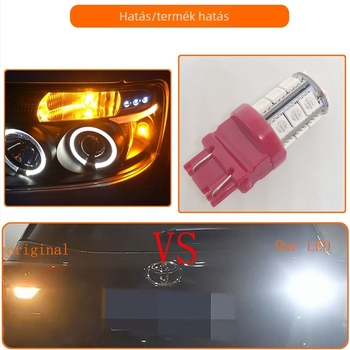 Autó LED lámpák T10 W5W T15 18SMD 5050, 12V, 1.8W, 206LM, 6500-7000K