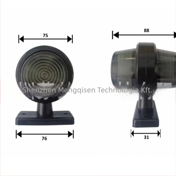 Mk-114 Kamion oldalsó lámpák – LED, 10–30V, alkalmas teherautókhoz és kisteherautókhoz, élettartam 50 000 óra