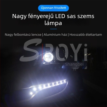 Shang Bo Yi 23 mm LED autóvilágítás – Eagle Eye, vékony hátrameneti fény motorkerékpárhoz és egyensúlyozó robogóhoz