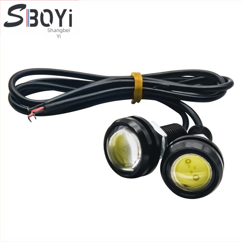 Shang Bo Yi 23 mm LED autóvilágítás – Eagle Eye, vékony hátrameneti fény motorkerékpárhoz és egyensúlyozó robogóhoz