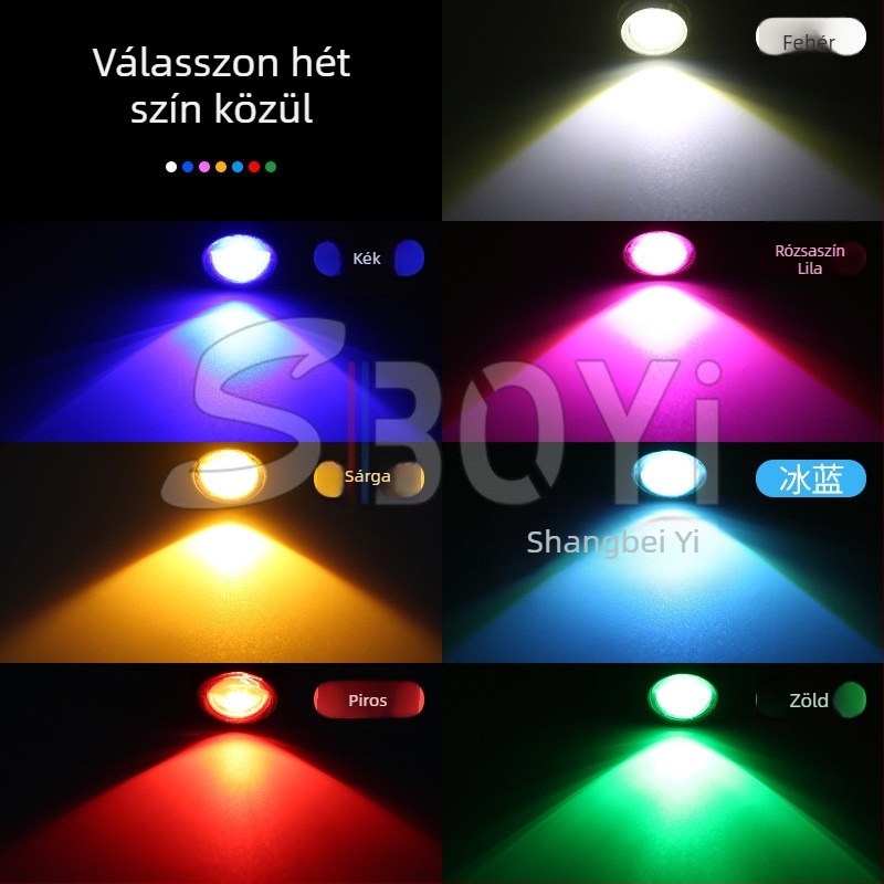 Shang Bo Yi 23 mm LED autóvilágítás – Eagle Eye, vékony hátrameneti fény motorkerékpárhoz és egyensúlyozó robogóhoz