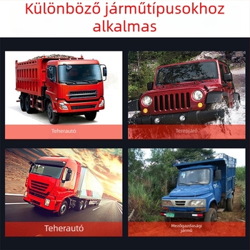 Teherautó oldalsó fény kúpos házzal, LED 12V/24V, BD-2027 modell, ABS burkolat