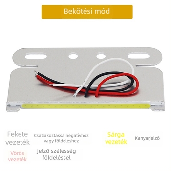 COB LED teherautó oldalsó világítás, vízálló 12V/24V, irányjelző és hátsó lámpa