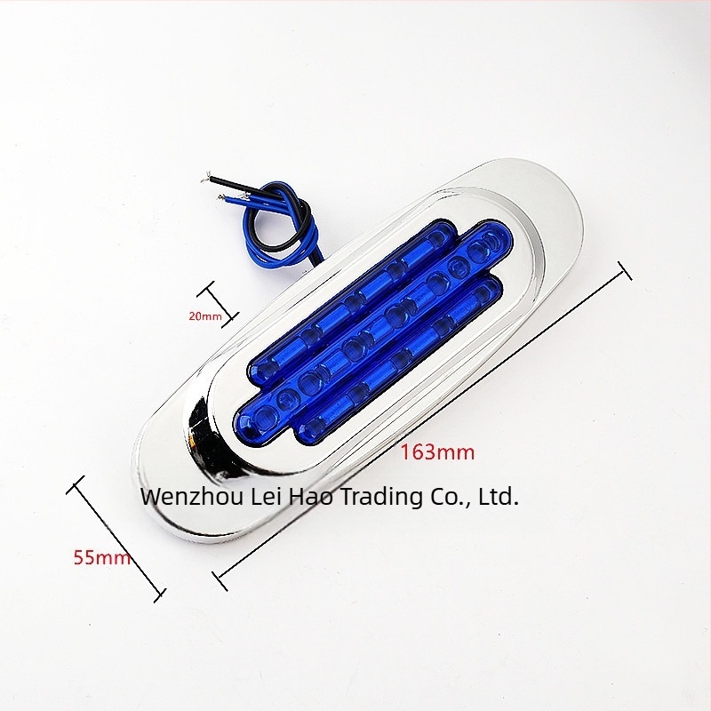 Kamion oldalsó lámpa LED – ABS, 12–24V, 5W, BD-0017