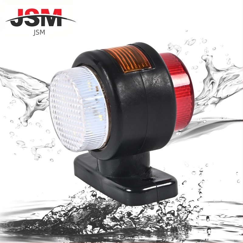 Kamion oldalsó LED lámpa 12–24V, ABS ház, Edge Light 6, kattintásos szerelés