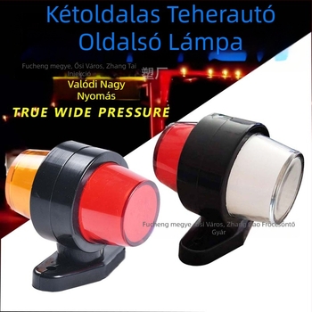 Kétszárnyú LED-teherautó oldalsó lámpa, szélesfeszültségű LED, szélességjelző, hátsó lámpa és deréklámpa