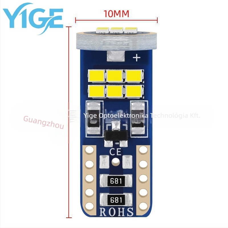 T10 LED CANBUS lámpa a rendszámtábla és olvasólámpa megvilágításához, 12V, 3W, 200 lm, 6000K