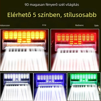 Teherautó oldalsó LED világítás, 24V, IP68 vízálló, 24.5W, LED fényforrás