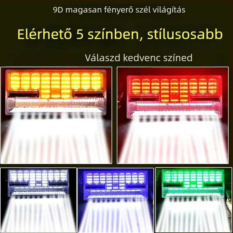 Teherautó oldalsó LED világítás, 24V, IP68 vízálló, 24.5W, LED fényforrás