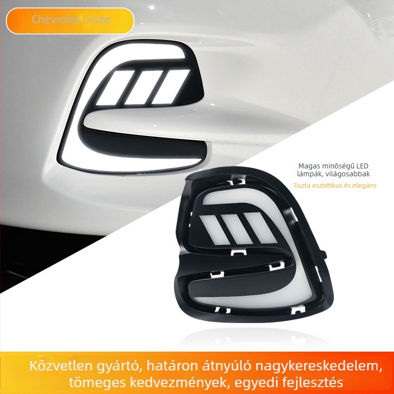 Chevrolet Cruze nappali menetfény - LED, 12V, 10W, 6000K, ABS