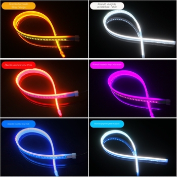 Autó nappali fények – ultra vékony LED-szalag SMD-vel, 10W, 12V, élettartam 50 000 óra